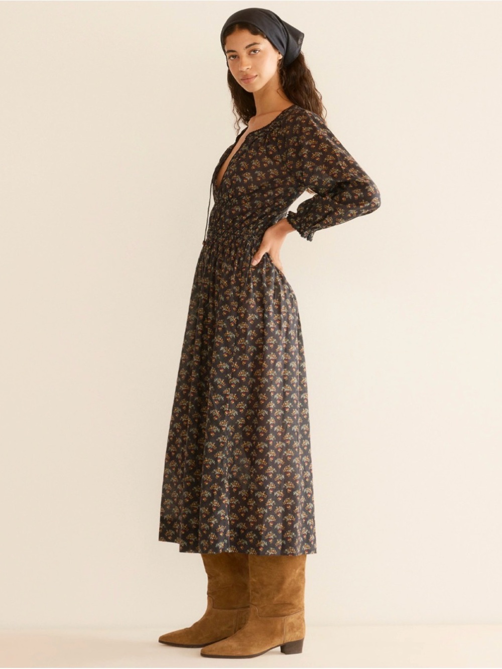 NWT DOEN Delfina Maxi Dress S